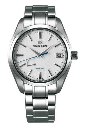 Grand Seiko Snowflake luxury Spring Drive watch with iconic textured dial