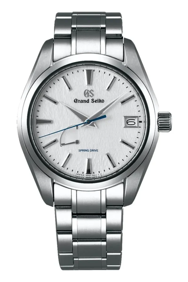 Grand Seiko Snowflake luxury Spring Drive watch with iconic textured dial